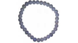 Pulsera de Calcedonia azul (bolas de 6mm)